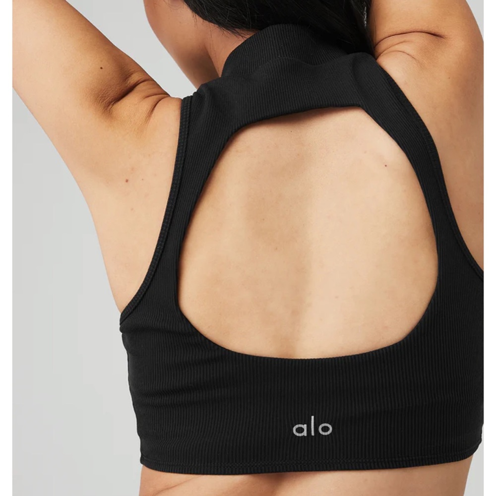 NWT Alo Yoga Goddess Rib Cropped Dynamite Bra Tank